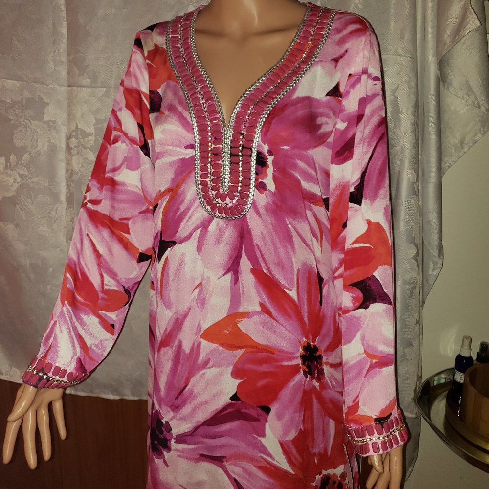 Pink Flower Blouse